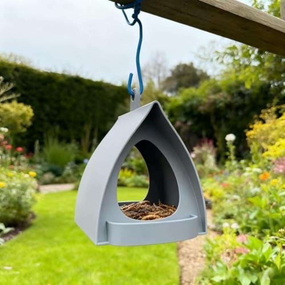 Plastic Hanging Bird Feeder Large Capacity Birdhouse Versatile Wildlife Habitat  Porch