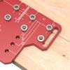 Shelf Pin Hinge Jig 2 in 1 Self Contained Clamping All Metal Cabinet Hardware Tool Drilling Guide