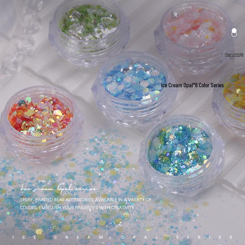 Nail Art Accessories: Mixed Glitter Irregular Sequins for Decorations
