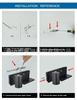 Minimalist Wall Lamp with USB Port and Wireless Charging