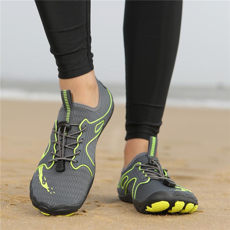 Atmungsaktive Wassersport-Schuhe Unisex Schnelltrocknende Watschuhe Rutschfeste Wasserschuhe zum Surfen Tauchen Angeln