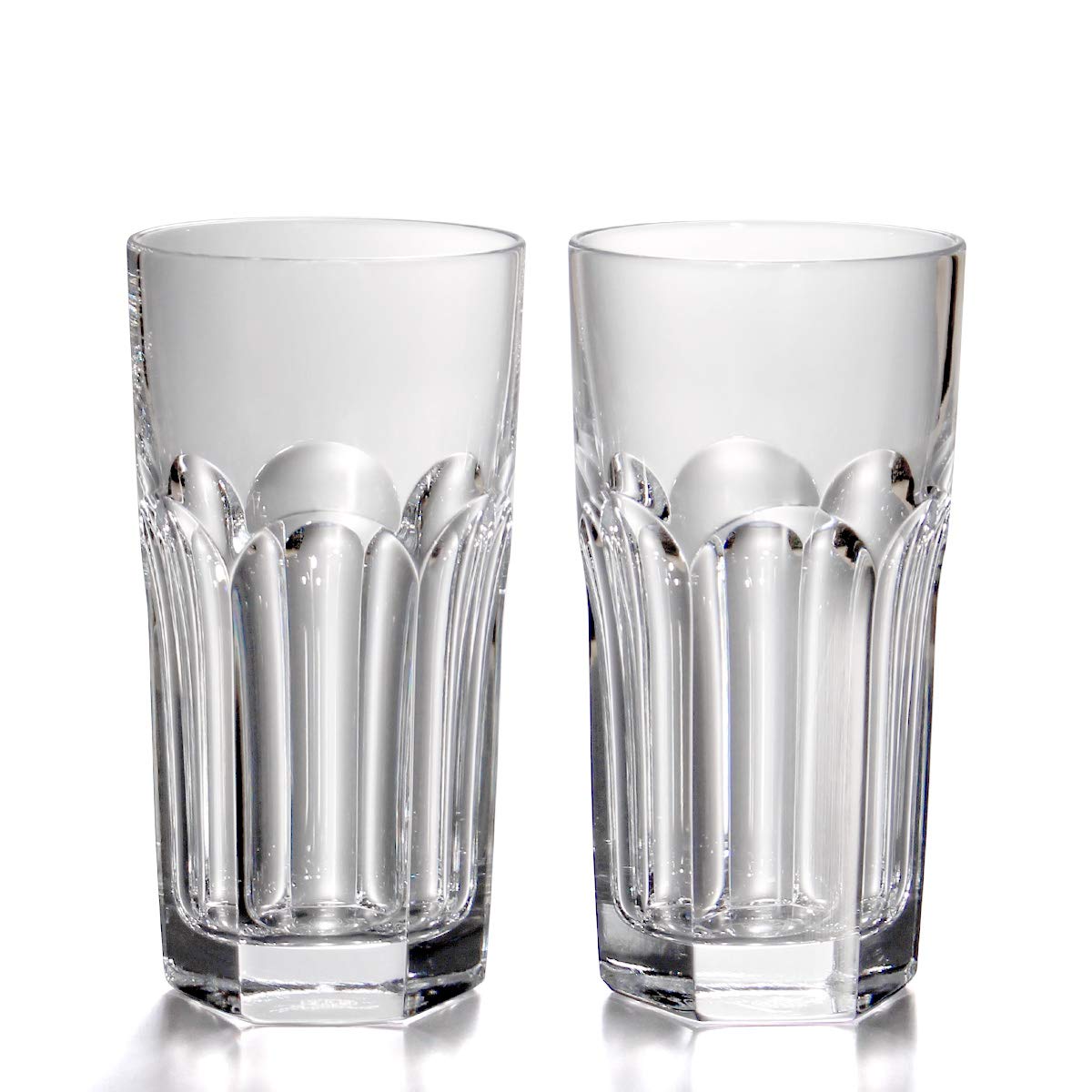 

Baccarat Harcourt Highball Glasses, Pair, 2811288 [Parallel Import]