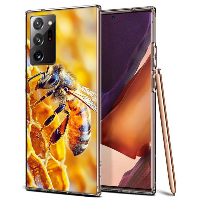 Bees and Honey in the Honeycomb Phone Case for Samsung A55 A35 A25 A15 A07 A05S A16 A17 A26 A36 A37 A56 A57 Galaxy Note 20 10 A5
