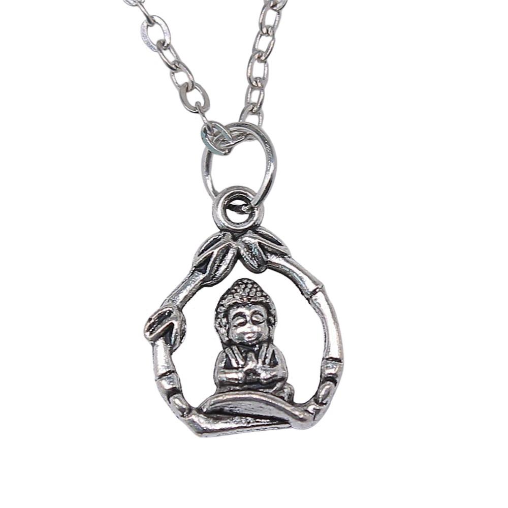 Knot Pendant Necklace Talisman Amulet Celtic Occult Protection Jewelry 40cm Short Chain