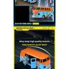 1/36 Simulations-Bus-Transporter Golfblau Legierung Druckgussmodell für Volkswagen T1 Samba Spielzeug für Kinder Sammlerstücke Geschenke