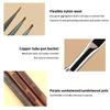Wood Handle Triangular Petal Nail Brush Acrylic Nail Art Liner Brush Grid Stripes Flower Painting Drawing Pen Diy Manicure Tool