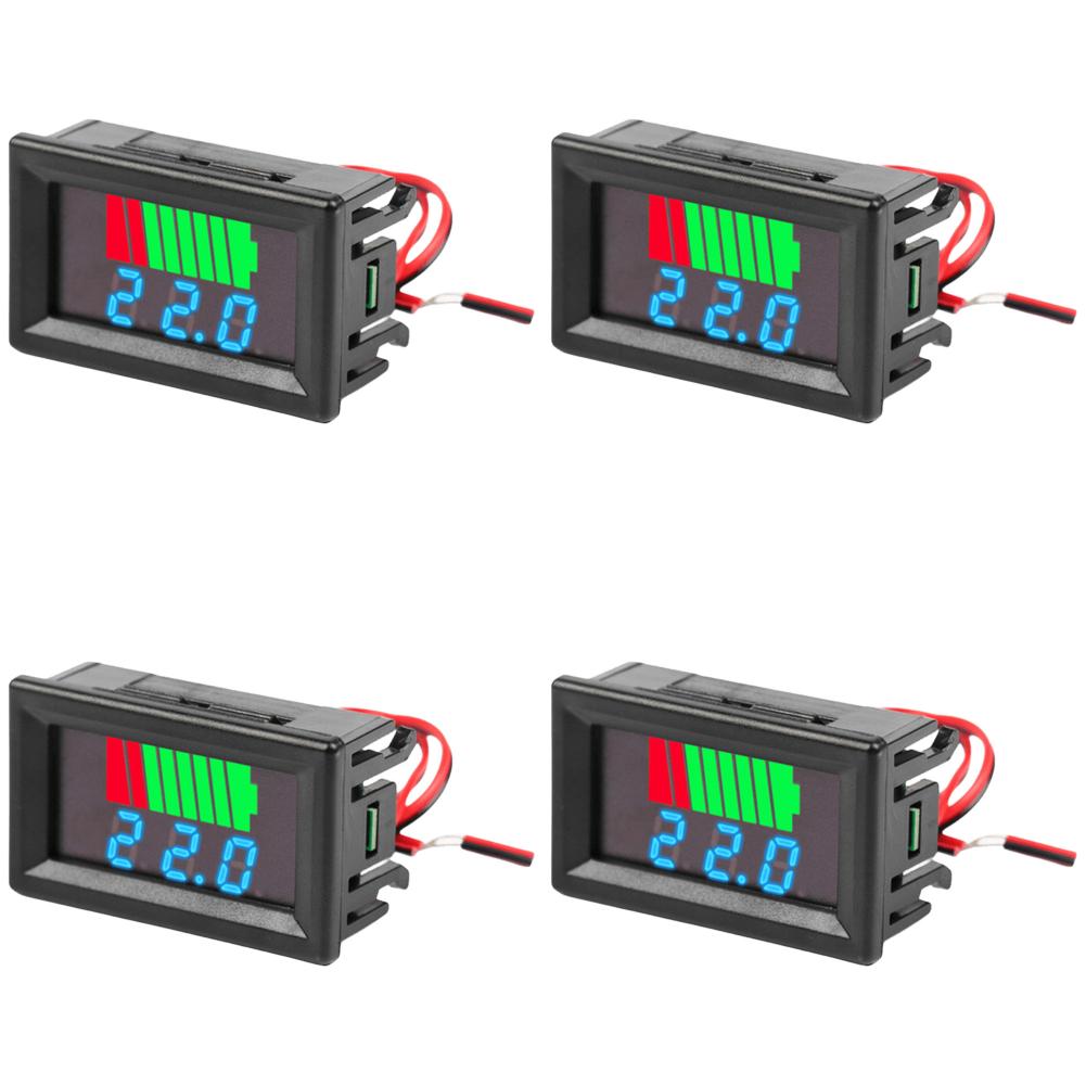 

Autobatterie-Ladezustandsanzeige, Volt-Messgerät, autotische Erkennung (12–60