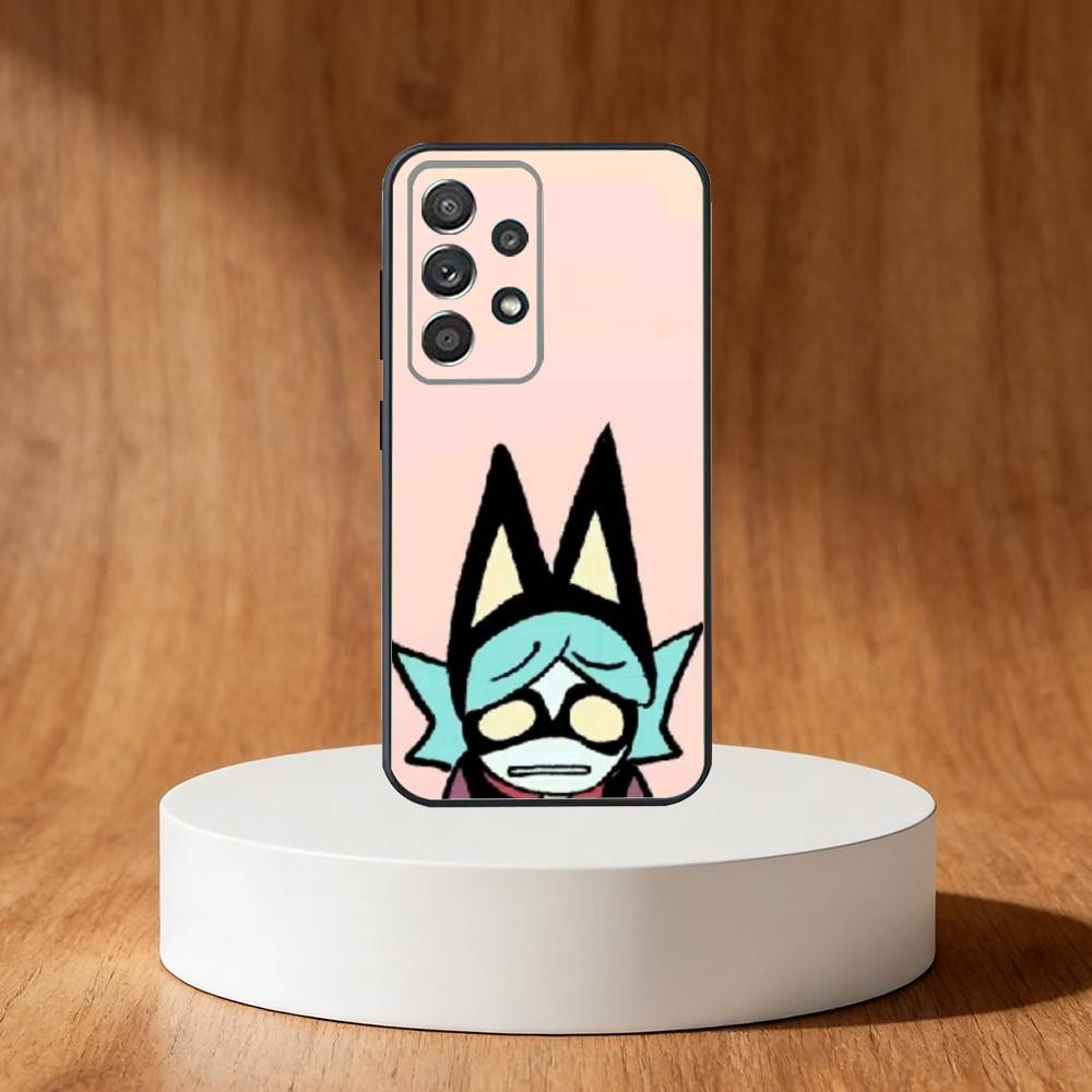 Anime P-Psychocuties Phone Case For Samsung S25,S24,S21,S22,S23,S30,Ultra,S20,Plus,Fe,Note,10,9,5G Black Cover