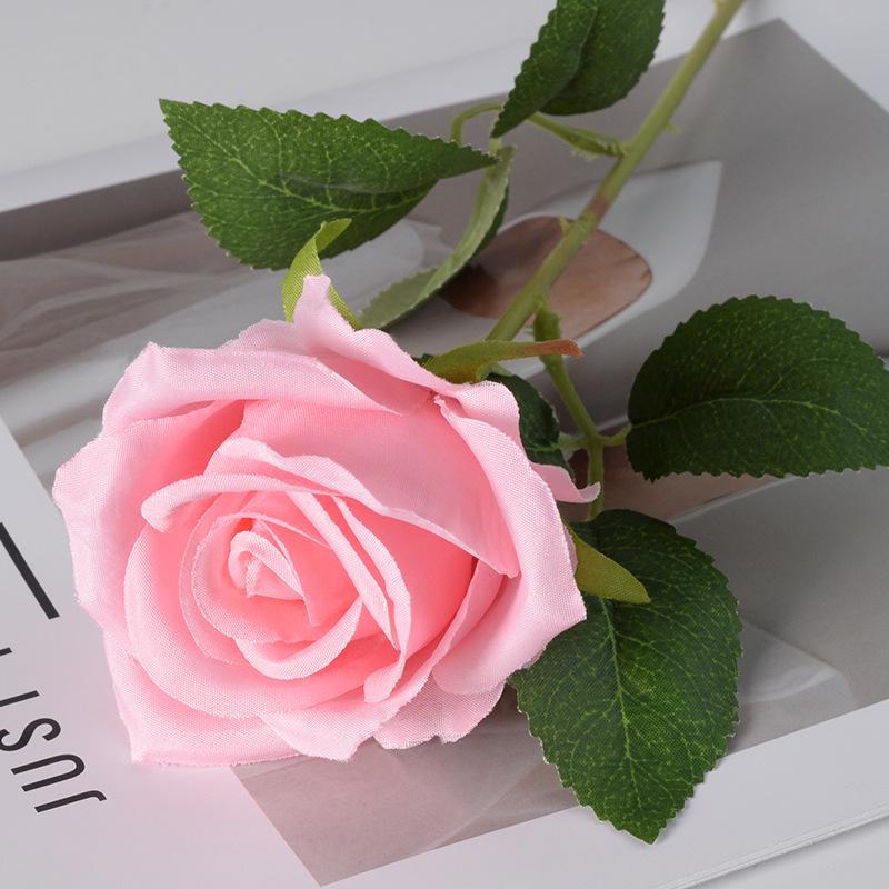 Artificial Silk Rose Bouquet for Wedding and Home Decoration