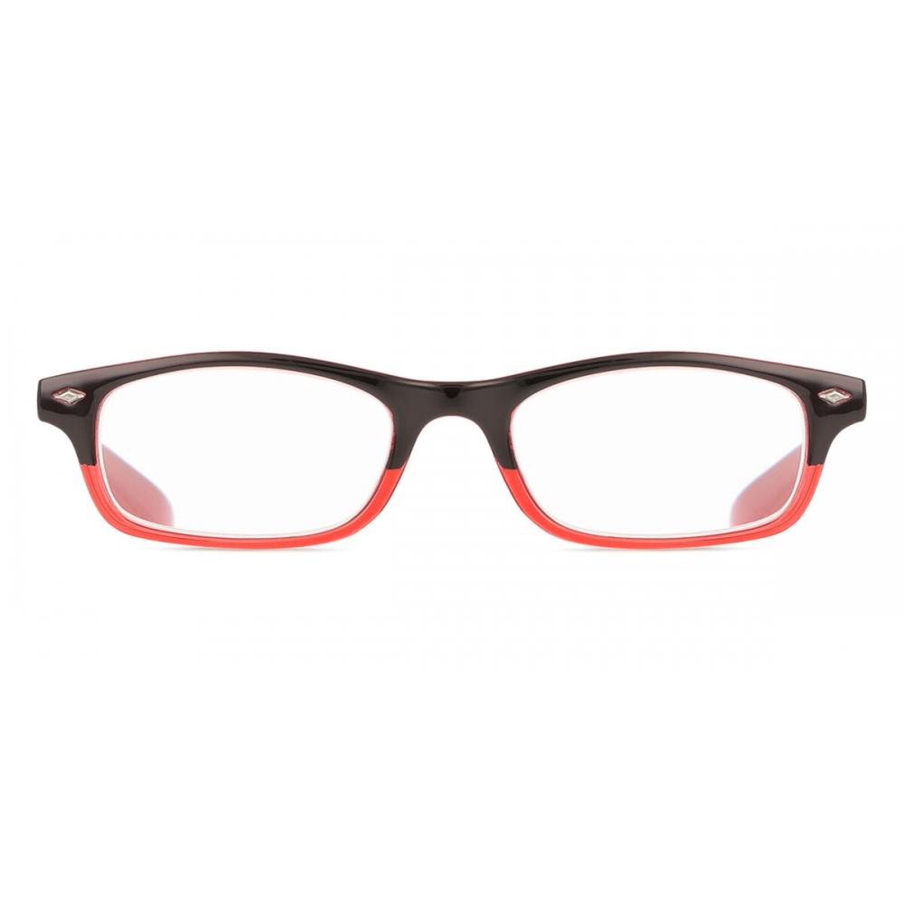 Smartbuy Readers R20 R20a Unisex Eyeglasses Black/Red/+3.50-19-143
