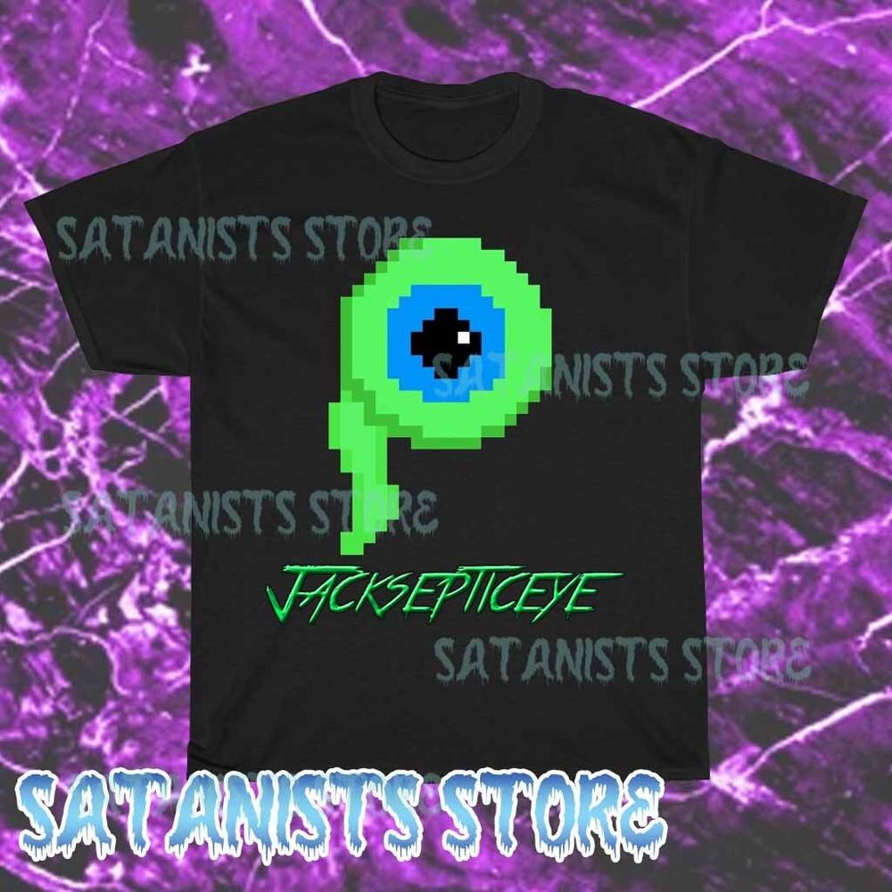 

New Jacksepticeye Men s Black T-shirt Funny Size S to 5XL 3XL