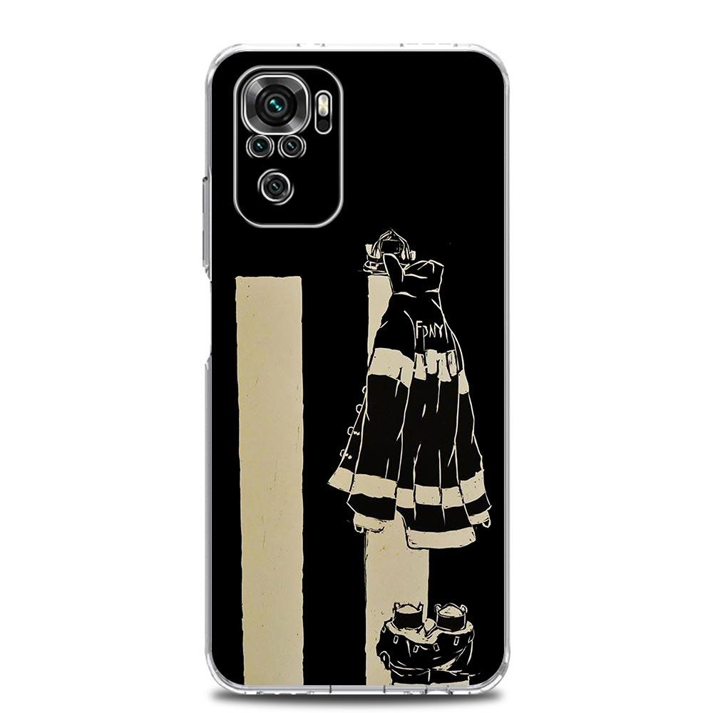 Fireman Firefighter Soft TPU Phone Case For Xiaomi Redmi Note 15 14 13 12 4G 10 11 Pro Plus 5G 14C 13C 12C 10C Cover