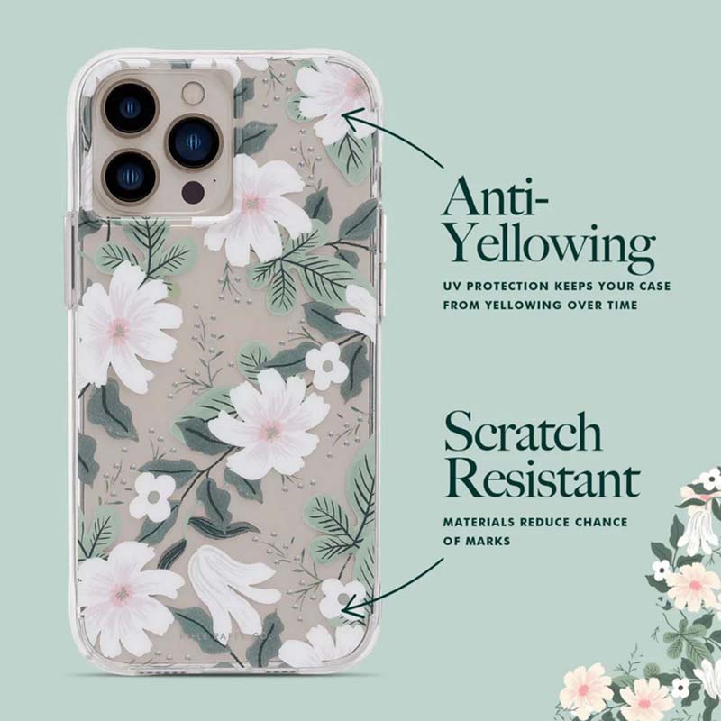 Rifle Paper Clear - Etui Iphone 14 Pro Max (Willow)