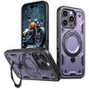 For iPhone 16 Pro Case Compatible with MagSafe Military Protection PC+TPU Kickstand Phone Cover