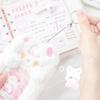 Kawaii Plush Card Holder Fashion Cute Cartoon Rabbit Puppy Style Kpop Idol Photocard Holder Keychain Lovely Bus Card ID Card Organizer