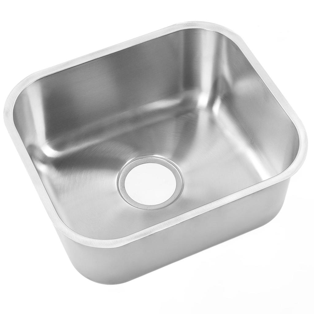 RV Sink Wash Basin Stainless Steel 430x370x180mm Rust Resistant Large Capacity for Camper Yacht Moto