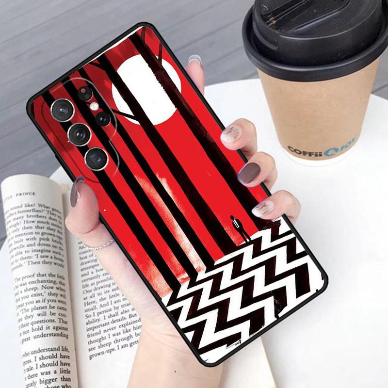 Welcome To Twin Peaks Black Lodge Red Room Phone Case Cover For Samsung Galaxy S24 S25 Ultra S21 S22 S10E Plus Note 20 FE S23