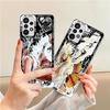 One Piece Cool Luffy Clear Phone Cover Case for Samsung Galaxy A32 A50 A21s A12 A72 A31 A52 A51 A16 A17 A71 A52s