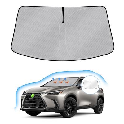 Αντηλιακό για Παρμπρίζ για Lexus NX και NX450h UV Μαύρο Φως Τιμονιού Θερμότητα Θερμότητα Αυτοκινήτου Κυψελωτή Τσάντα Αποθήκευσης Εσωτερικό Εύκολο Απευθείας από το J-PREMIS