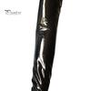 Performance Gloves 1 Pair Nightclub Soft Paint Finish Long Full Fingers Over Women Club Elbow Decorative Patent Leather Punk Style for Party