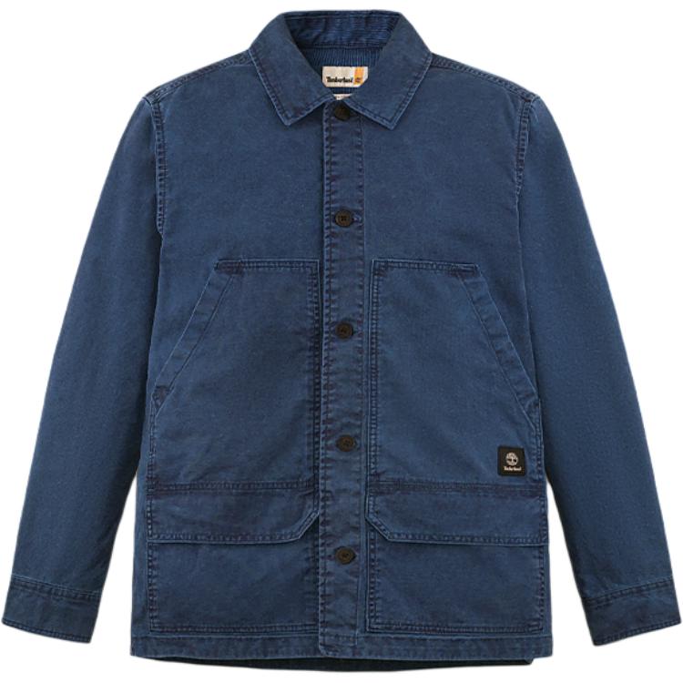 Timberland Men s Dryvent Waterproof Breathable Hooded Jacket Dark Blue A44SB-433 L