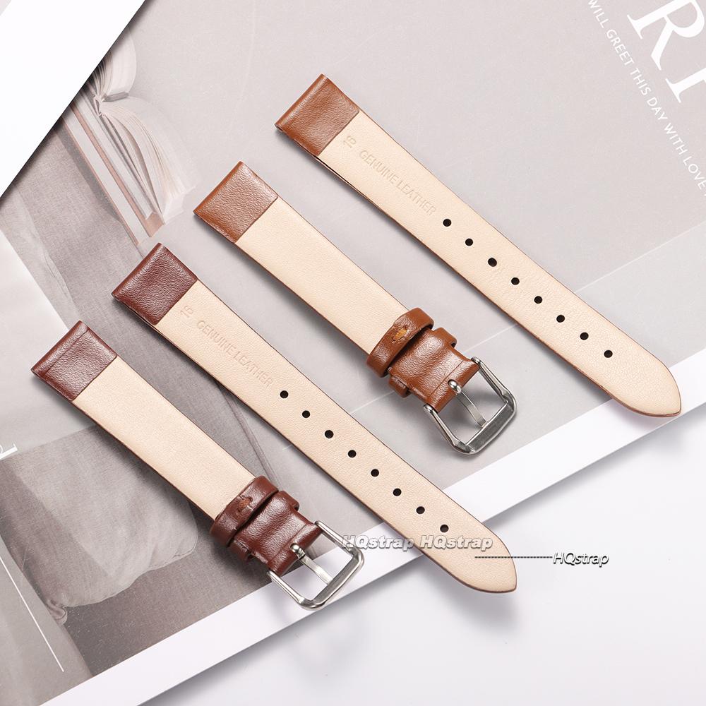 Slim Leather Watch Strap 8mm 10mm 12mm 14mm 16mm for Women Watch Accessories High Quality Watchband Universal Replacement Belt