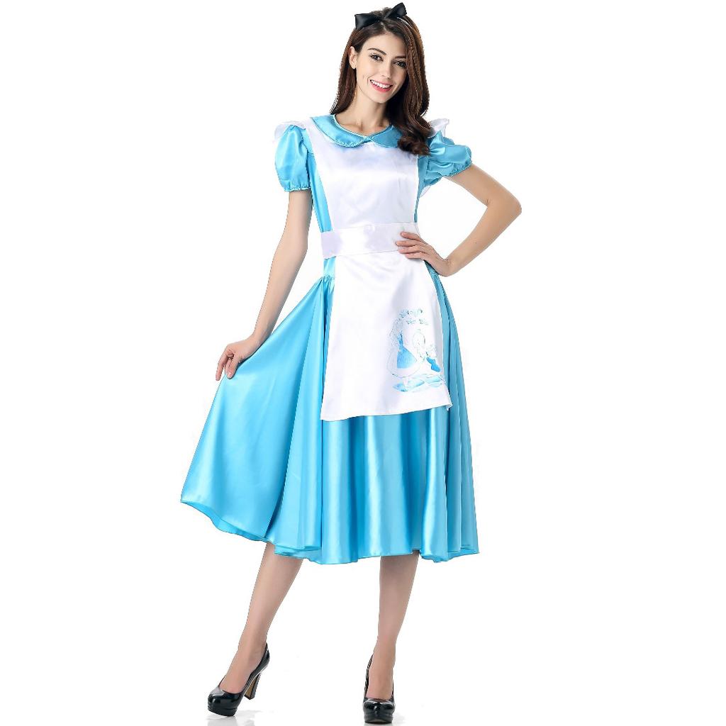 Halloween Costume Alice In Wonderland Cosplay Sexy Maid Costume Cospay Stage Costume