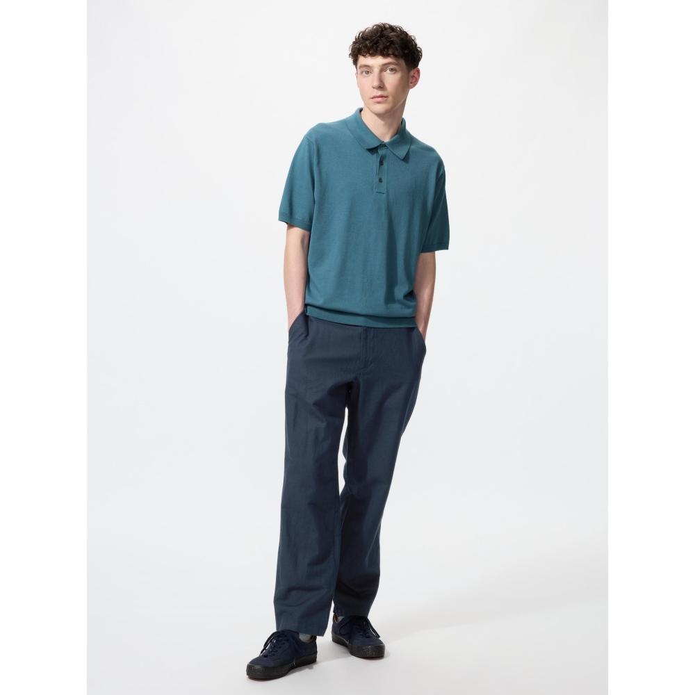 Uniqlo Japan Linen Blend Easy Pants