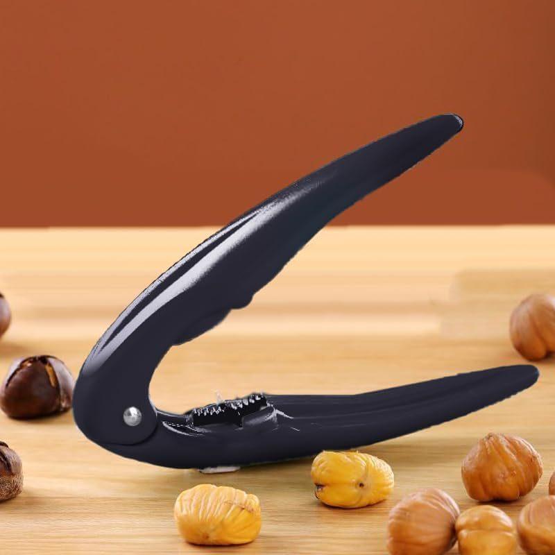 

Зажим для каштана Щелкунчик Открывалка для орехов Очистка орехов Щелкунчик Шеллер Кухонные плоскогубцы Аксессуары 18*11*4cm чёрный
