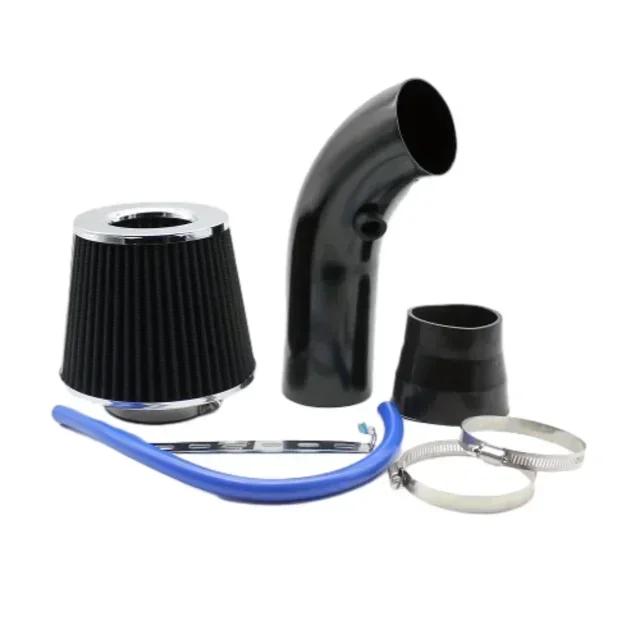 NEW 76mm Car Refitted Winter Mushroom Head Air Filter Intake Pipe Filter High Flow High Cold Air Filter Aluminum Pipe Kit
