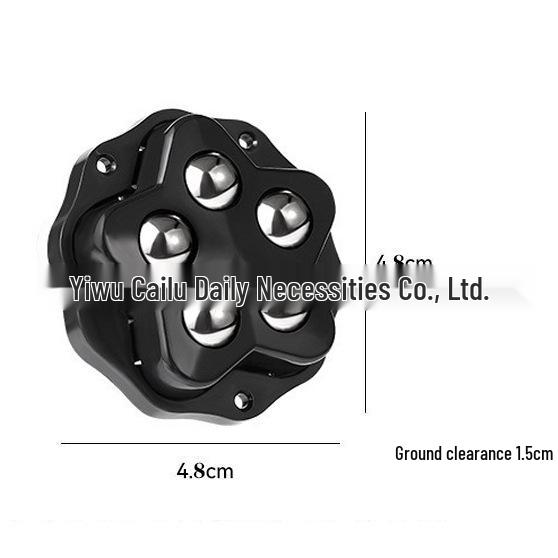 Silent Adhesive Caster: Three-Ball & Five-Ball Roller Wheel for Mobile Furniture