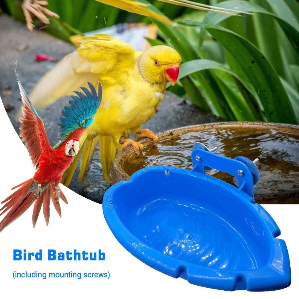 Cleaning Products Bird Bathtub Hanging Bird Bath for Cage New Parrot Food Tray