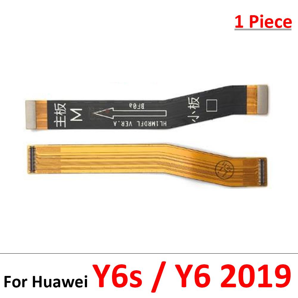 For Huawei Y6P Y6s Y7A Y7P Y8P Y8s Y9A Y9s Y9 Prime Flex Cable Mainboard Charging Port Connector + LCD Touch Screen Flex Cable