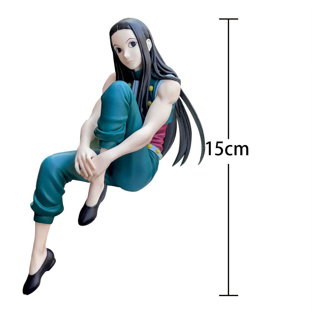 Anime Figure Killua Zoldyck Kurapika Hisoka Collectible Model Illumi Zaoldyck Figurine Toy Gon Freecss Action Doll Poseable Articulated Scale 2