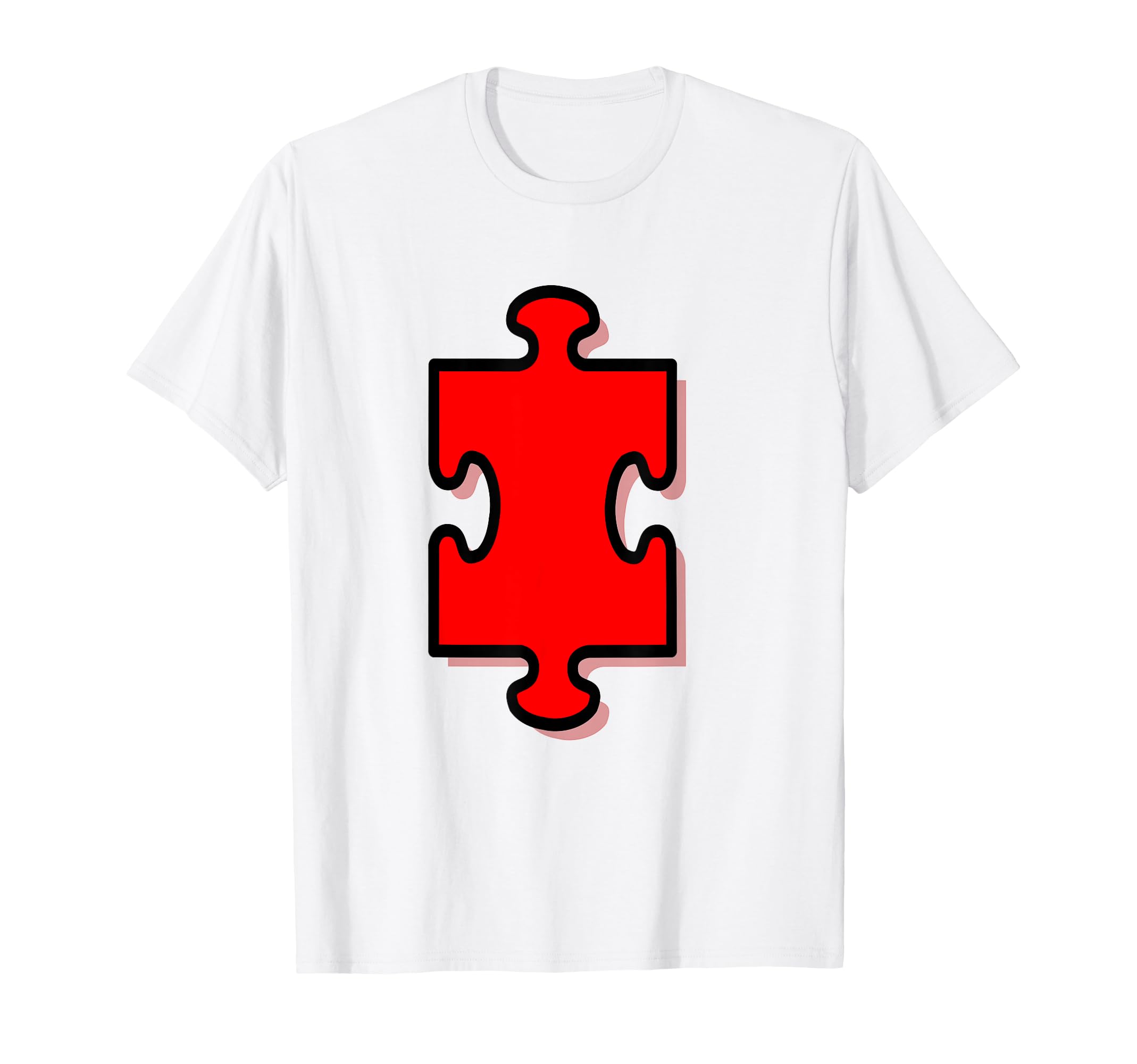 

Red Puzzle Piece T-Shirt