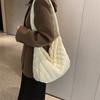 Autumn and Winter 2025 New Shoulder Bag Women's Cloud Folds Casual Personality Large Capacity Cotton Bag Messenger Bag Commuting