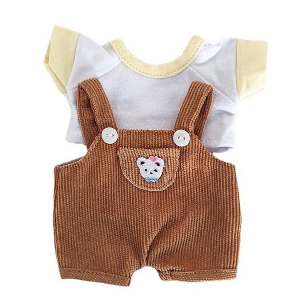 Wears Overalls 20cm Doll Clothes T-shirt Clothes Fashion Cotton Pants 15cm/20cm Doll Trousers