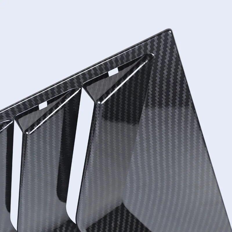 2PCS Car Rear Window Triangle Shutter Decoration Panel Cover Stickers Trim For BMW G20 G28 3 Series Auto Exterior Accessories
