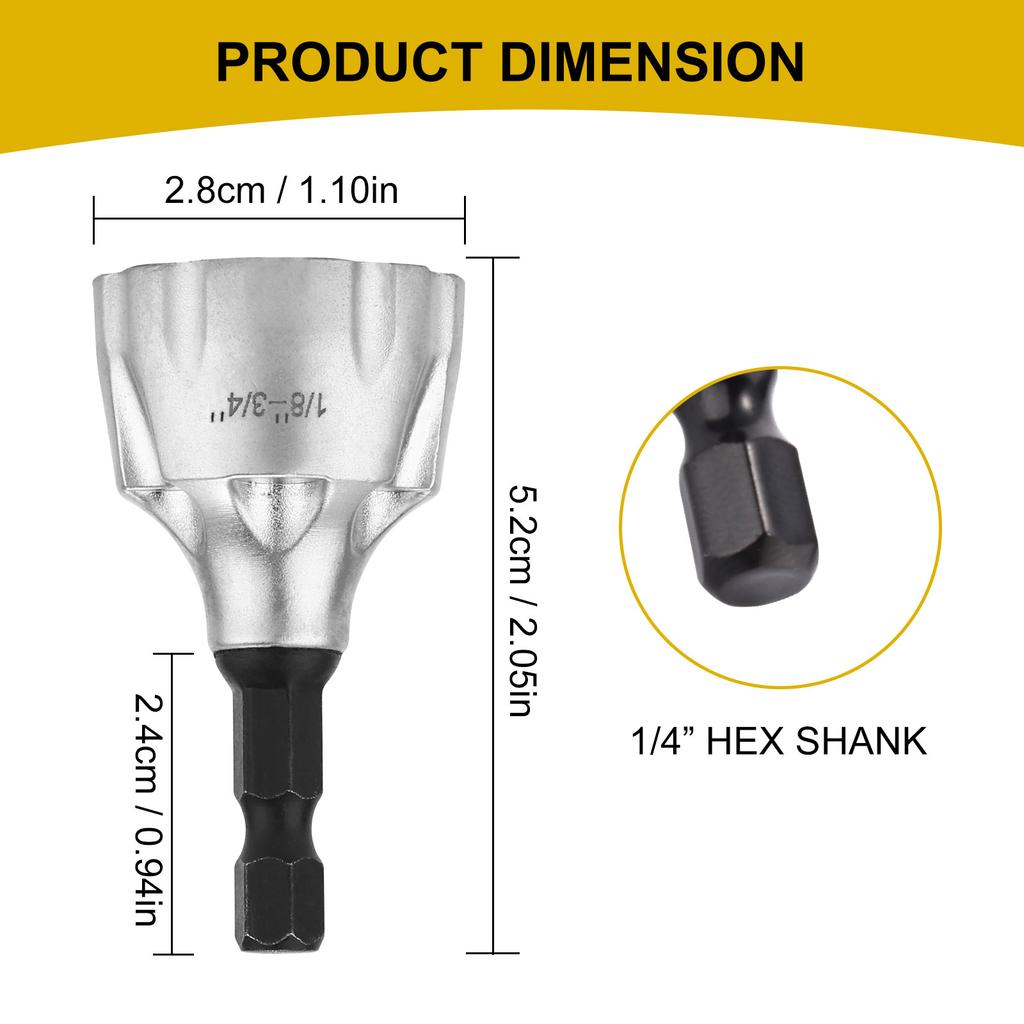 Deburring External Chamfer Tool Deburring Chamfering Drill Bit Remove Burr Tools Quick Release Hex Shank. Improved Durability and Sharpness