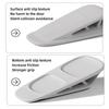 New Silicone Under Door Draft Stopper Wedge Anti-collision Door Stopper Home Office Non Perforated Buffer Door Rear Retainer
