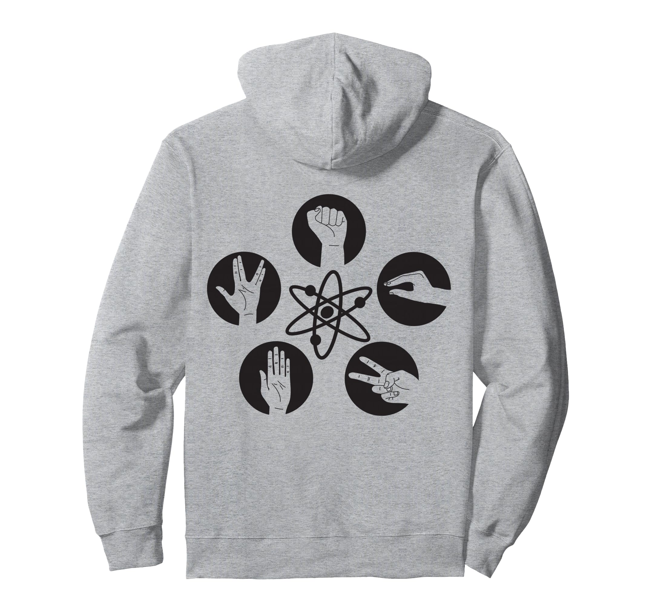 Big Bang Theory Logo Rock Lizard Spock Hoodie
