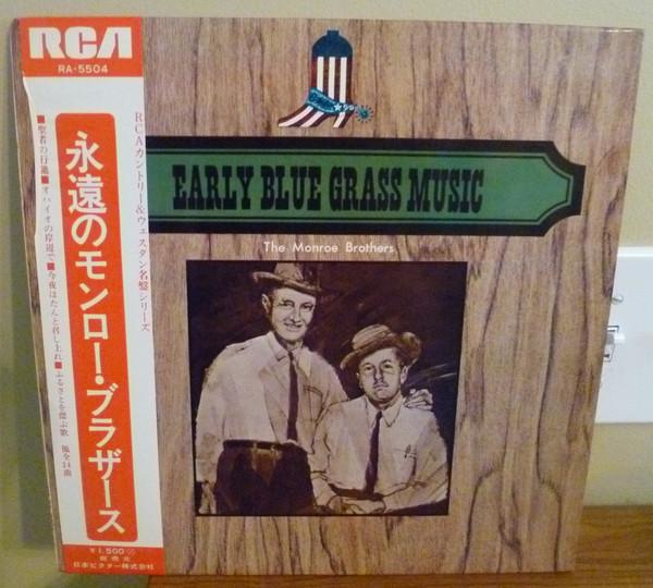 

LP Record MONROE BROTHERS Early Blue Grass Music RA5504 RCA 1975 Japan Obi CountryFolk Used