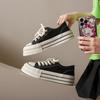 Canvas Shoes Women's Autumn New Student Versatile Thick Baseplate Shoes Spring and Autumn Casual Shoes 2