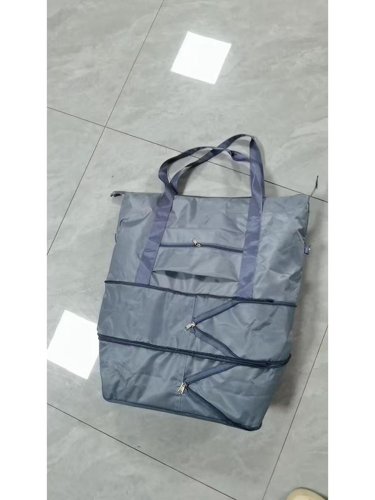 Expandable Waterproof Travel Bag with Universal Wheels and Dry/Wet Separation - Large Capacity for Students, Business, and Maternity Trips