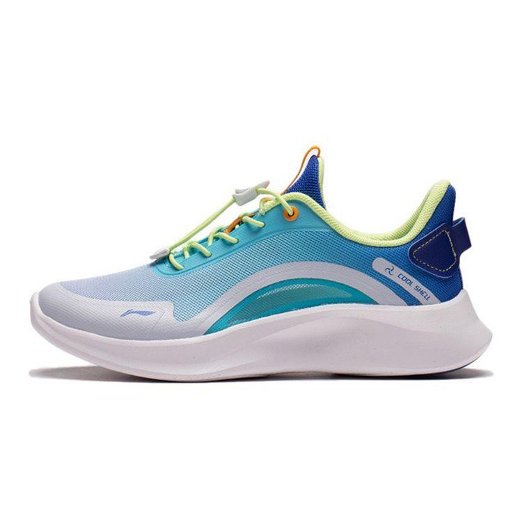 Li Ning Kids Cool Non-Slip Shock Absorbing Durable Breathable Low-Top Sports Casual Shoes Men Shoes Blue YKCS046-7