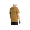 Timberland Back Letter Pattern Printed American Vintage Crew Neck Short Sleeve T-Shirt Men Tops Wheat A27DK-P47