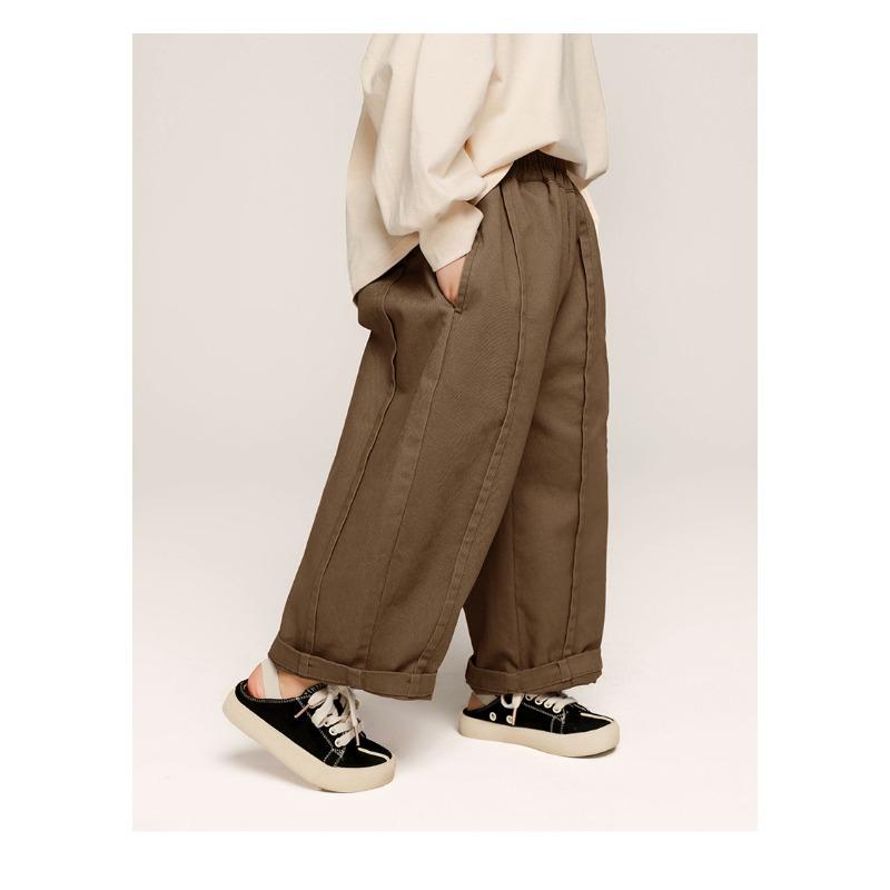 Korean Style Loose Casual Long Pants For Toddler Little Boys