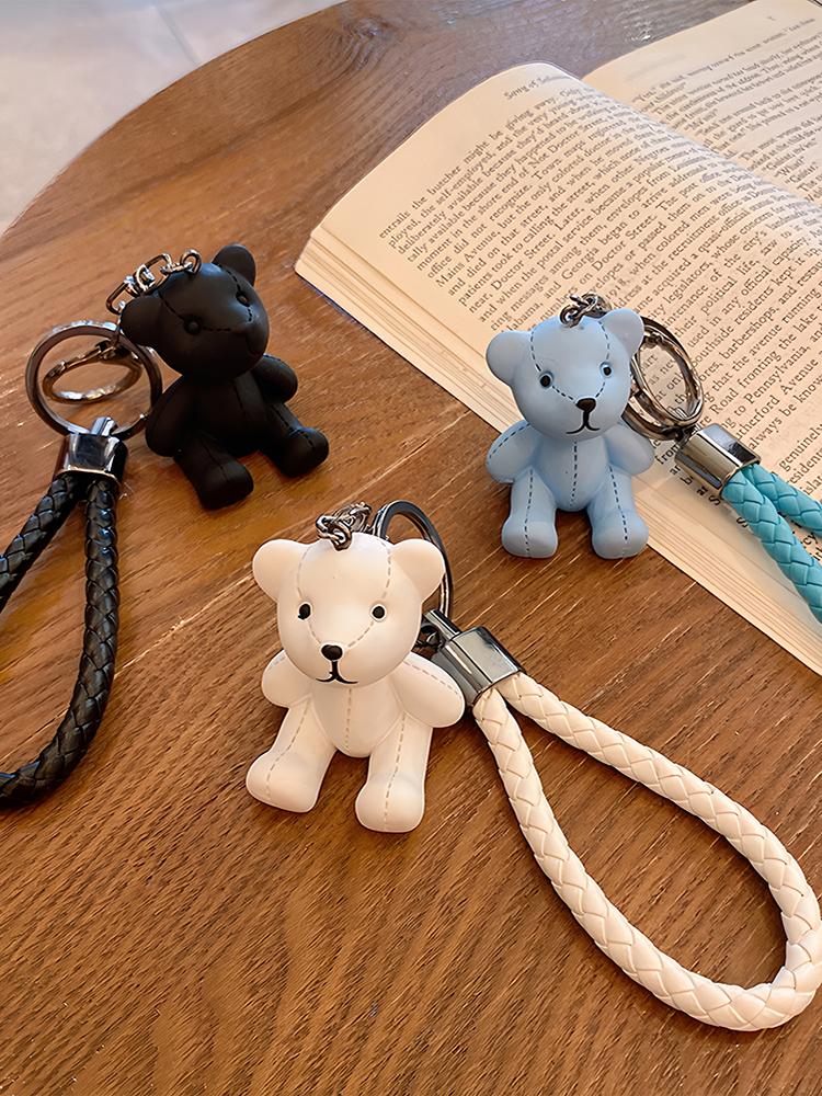 Cute Cartoon Little Bear Doll Creative Exquisite Cute Girl Couple Backpack Pendant Accessory Bag Charm