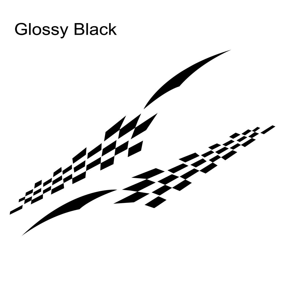 Car Side Body Stickers Scratches Lattices Racing Sport Style Decor Decals Cover Vinyl Film Dcoration Auto Tuning Accessories