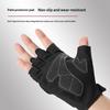 Half Finger Cycling Riding Gloves for Men Waterproof Breathable Protective Anti-Slip Gloves for Outdoor Sports Camping